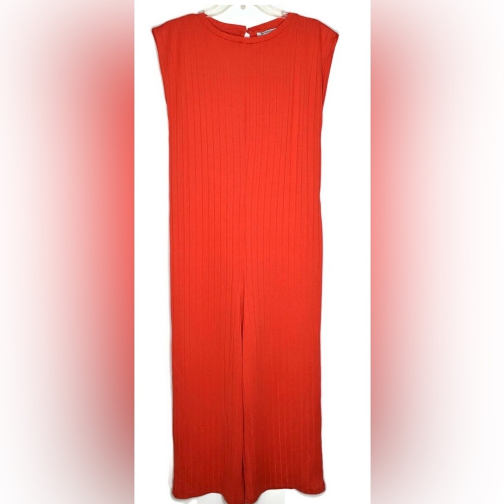 ZARA Ribbed Jumpsuit — Size Small